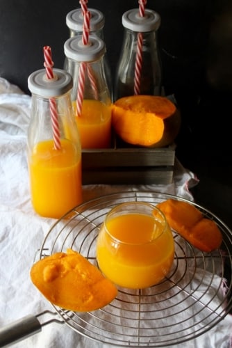 Mango Frooti - Fresh And Juicy - A Famous Fmcg Indian Beverage Made At Home! - Plattershare - Recipes, Food Stories And Food Enthusiasts