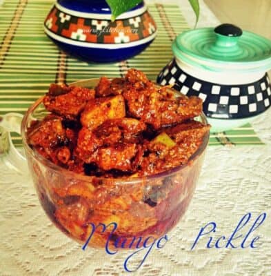 Mango Pickle / Aam Ka Achaar - Plattershare - Recipes, food stories and food lovers