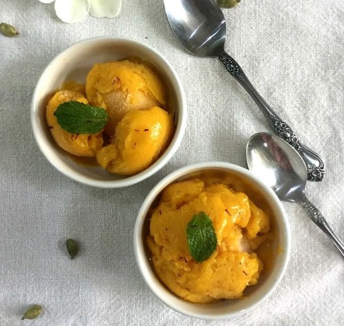 Creamy Mango Sorbet - Plattershare - Recipes, Food Stories And Food Enthusiasts
