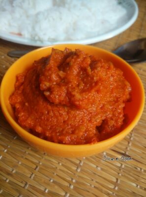 Raw Mango Spicy Chutney - Plattershare - Recipes, food stories and food lovers