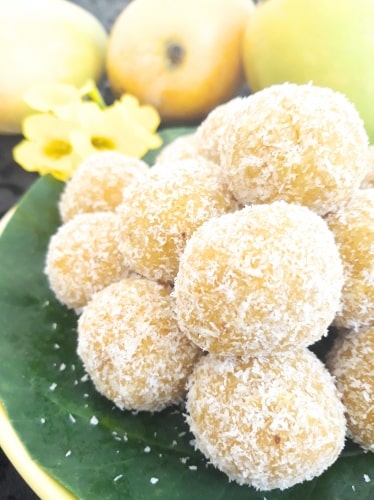 Mangoo & Coconut Ladoos - Plattershare - Recipes, food stories and food lovers