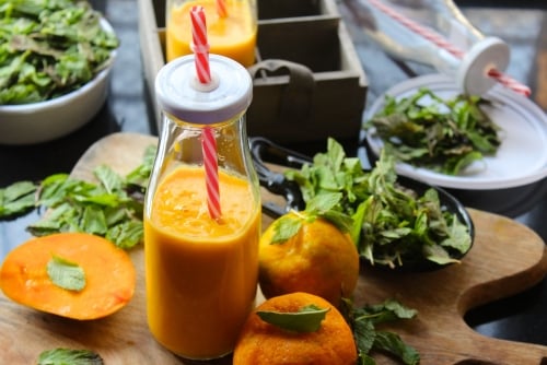 Mango Orange Mint Smoothie - Plattershare - Recipes, Food Stories And Food Enthusiasts