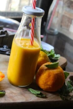 Mango Orange Mint Smoothie - Plattershare - Recipes, food stories and food lovers