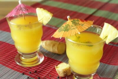Pineapple Gingery Mint Juice - Plattershare - Recipes, food stories and food lovers