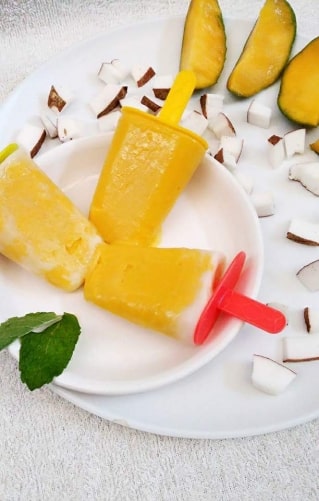Coconut Milk Mango Popsicles - Plattershare - Recipes, Food Stories And Food Enthusiasts