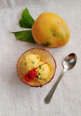 Mango Ice-Cream - Plattershare - Recipes, food stories and food lovers