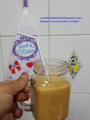 Tropical Mango Coconut Milk Cocktail: A Creamy Dream - Plattershare - Recipes, food stories and food lovers Tropical Mango Coconut Milk Cocktail: A Creamy Dream - Plattershare - Recipes, food stories and food lovers