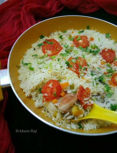 One Pot Meal With Mango And Chicken - Plattershare - Recipes, Food Stories And Food Enthusiasts