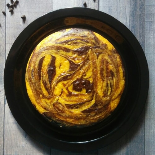 Eggless Mango Chocolate Marble Cake - Plattershare - Recipes, food stories and food lovers