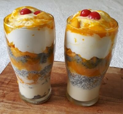 Irresistible Mango Falooda: A Layered Indian Dessert Drink - Plattershare - Recipes, food stories and food lovers Irresistible Mango Falooda: A Layered Indian Dessert Drink - Plattershare - Recipes, food stories and food lovers