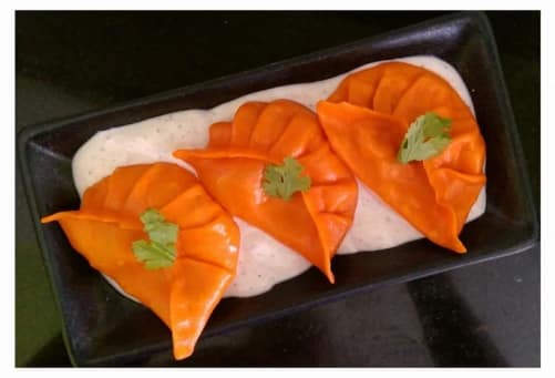 Carrot And Paneer Momos - Plattershare - Recipes, food stories and food lovers