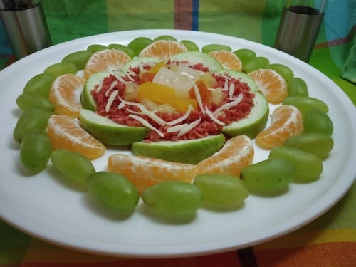Fruits Salad With Raw Mango - Plattershare - Recipes, Food Stories And Food Enthusiasts