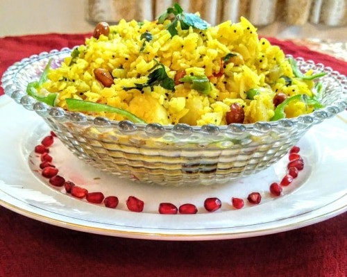 Indian Flattened Rice Dish ( Poha ) - Plattershare - Recipes, food stories and food lovers