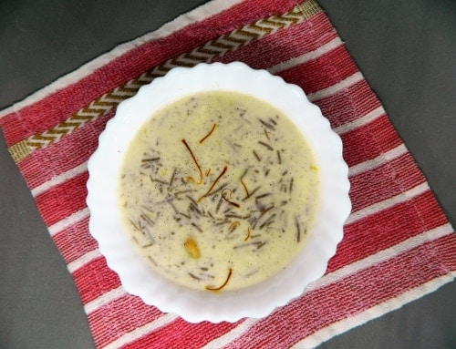 Finger Millet Vermicelli Badam Kheer - Plattershare - Recipes, Food Stories And Food Enthusiasts