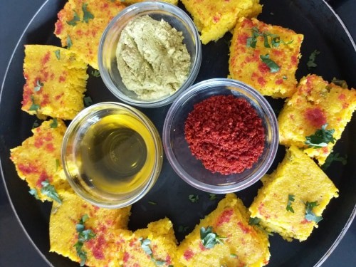 Live Dhokla - Plattershare - Recipes, Food Stories And Food Enthusiasts