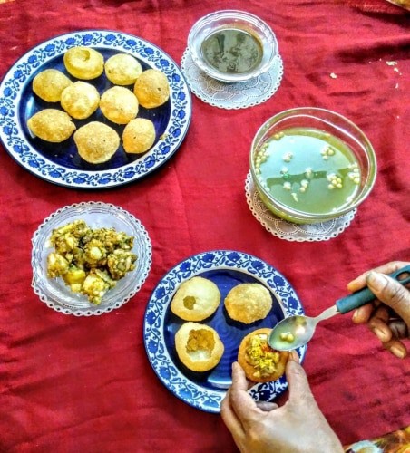 Pani Puri - Plattershare - Recipes, Food Stories And Food Enthusiasts