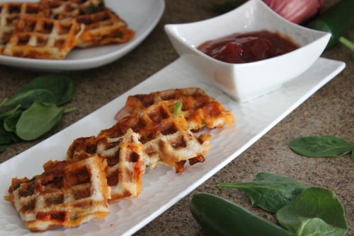 Bread Waffle Pizza - Plattershare - Recipes, Food Stories And Food Enthusiasts
