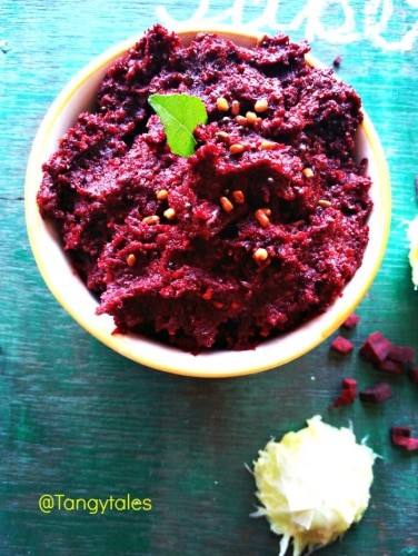 The Healthy Beetroot Chutney! - Plattershare - Recipes, Food Stories And Food Enthusiasts