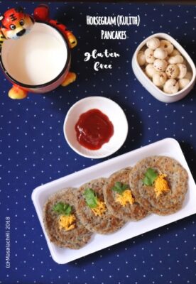 Horsegram (Kulith Or Kollu) Adai Or Pancakes - Plattershare - Recipes, food stories and food lovers