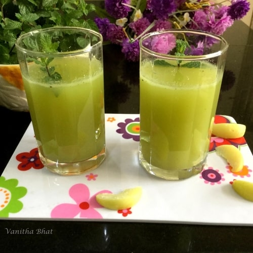 Amla Juice With Pudina/Gooseberry Juice With Mint Leaves - Plattershare - Recipes, Food Stories And Food Enthusiasts