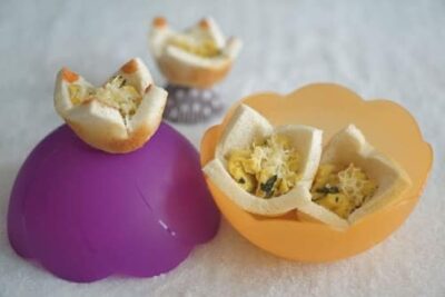 Scrambled Egg Bread Cups - Plattershare - Recipes, food stories and food lovers Scrambled Egg Bread Cups - Plattershare - Recipes, food stories and food lovers