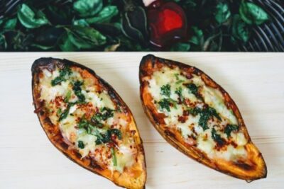 Loaded Sweet Potatoes - Plattershare - Recipes, food stories and food lovers Loaded Sweet Potatoes - Plattershare - Recipes, food stories and food lovers
