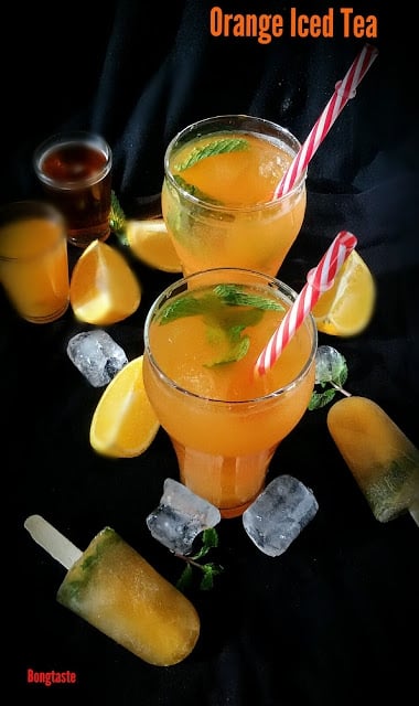 Orange Iced Tea - Plattershare - Recipes, food stories and food lovers