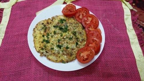 Herbed Mushroom Omelette - Plattershare - Recipes, Food Stories And Food Enthusiasts