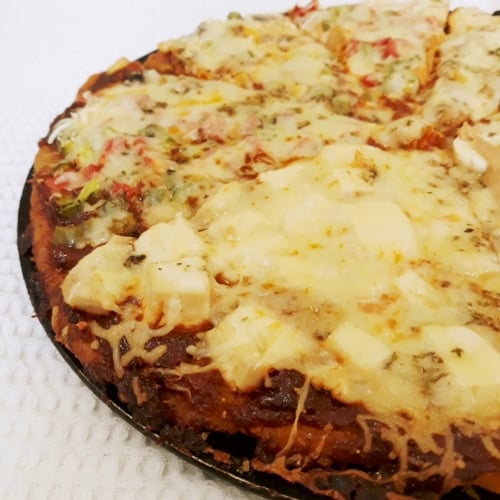 Whole Wheat Corn Meal Assorted Pizza - Plattershare - Recipes, Food Stories And Food Enthusiasts