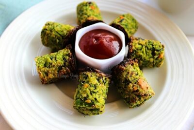 Baked Broccoli Tots - Plattershare - Recipes, food stories and food lovers