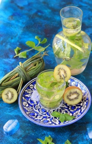 Kiwi, Mint And Lemongrass Weight Loss Water Recipe - Plattershare - Recipes, food stories and food lovers