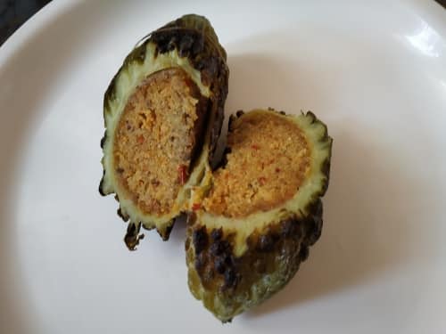 Stuffed Bitter Melon - Plattershare - Recipes, Food Stories And Food Enthusiasts