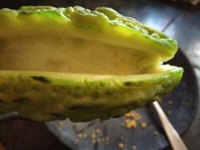 Stuffed Bitter Melon - Plattershare - Recipes, food stories and food lovers Stuffed Bitter Melon - Plattershare - Recipes, food stories and food lovers