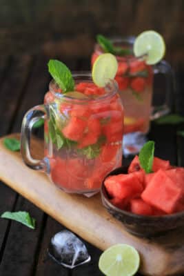Detox Treatment For Weight Loss With Watermelon, Mint And Lime Water - Plattershare - Recipes, food stories and food lovers