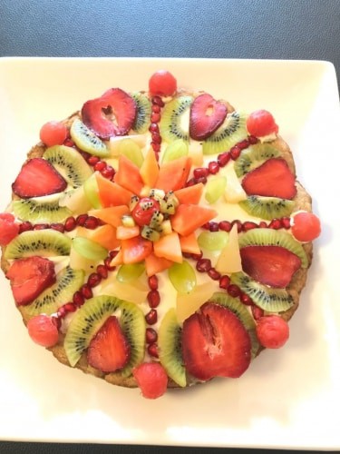 Healthy Fruit Pizza - Plattershare - Recipes, food stories and food lovers