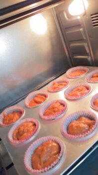 Eggless No Oil Simple Watermelon Cupcakes - Plattershare - Recipes, food stories and food lovers