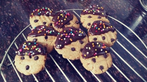 Wholewheat And Amaranth Flour Cookies With Homemade Chocolate Almond Butter - Plattershare - Recipes, food stories and food lovers