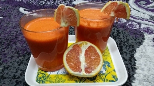 Grapefruit And Carrot Juice - Plattershare - Recipes, food stories and food lovers