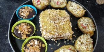 Oats Crusted Stuffed Baked Bread Pakora - Plattershare - Recipes, food stories and food lovers