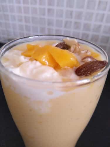 My Mango Treat-Fusion Of Mango Mastani - Plattershare - Recipes, Food Stories And Food Enthusiasts