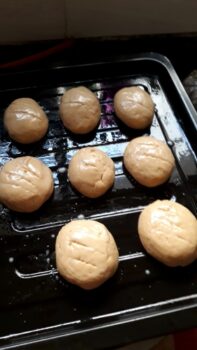 Easy Wheat Flour Dinner Buns With Baked Veggies - Plattershare - Recipes, food stories and food lovers