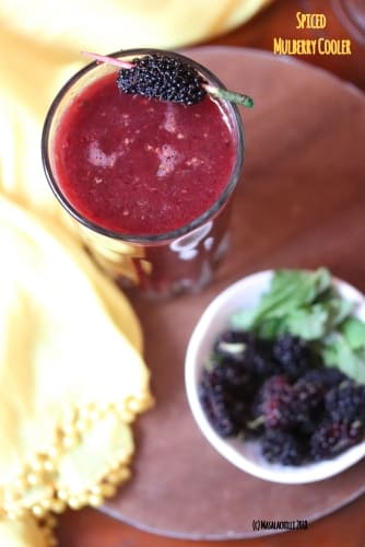 Spiced Mulberry Cooler - Plattershare - Recipes, food stories and food lovers