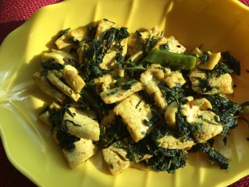 Palak Paneer Dry - Plattershare - Recipes, food stories and food lovers