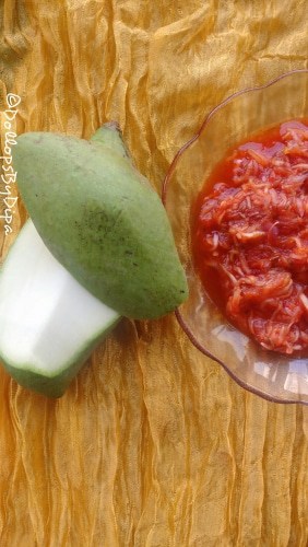 Keri-Kanda Kachumber (Raw Mango & Onion Salad) - Plattershare - Recipes, food stories and food lovers