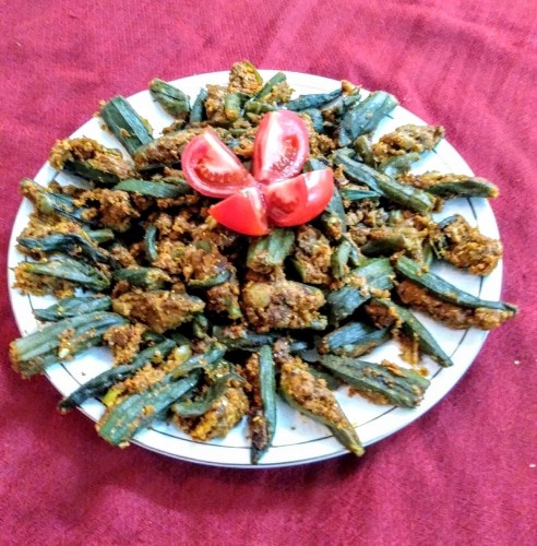 Bharwan Bhindi Masala - Plattershare - Recipes, Food Stories And Food Enthusiasts