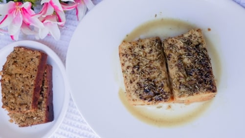 Honey-Baked Tofu With Toasted Rye - Plattershare - Recipes, Food Stories And Food Enthusiasts