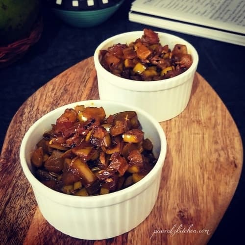 Sweet & Spicy Mango Pickle - Plattershare - Recipes, food stories and food enthusiasts