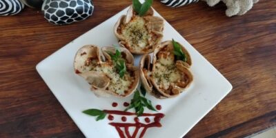 Baked Tortilla Canapes - Plattershare - Recipes, food stories and food lovers