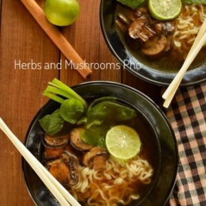 Herbs And Mushroom Pho - Plattershare - Recipes, food stories and food lovers