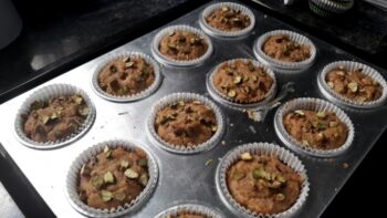 Musk_Melon Cupcakes From 5 Healthy Flour Mix - Plattershare - Recipes, food stories and food lovers